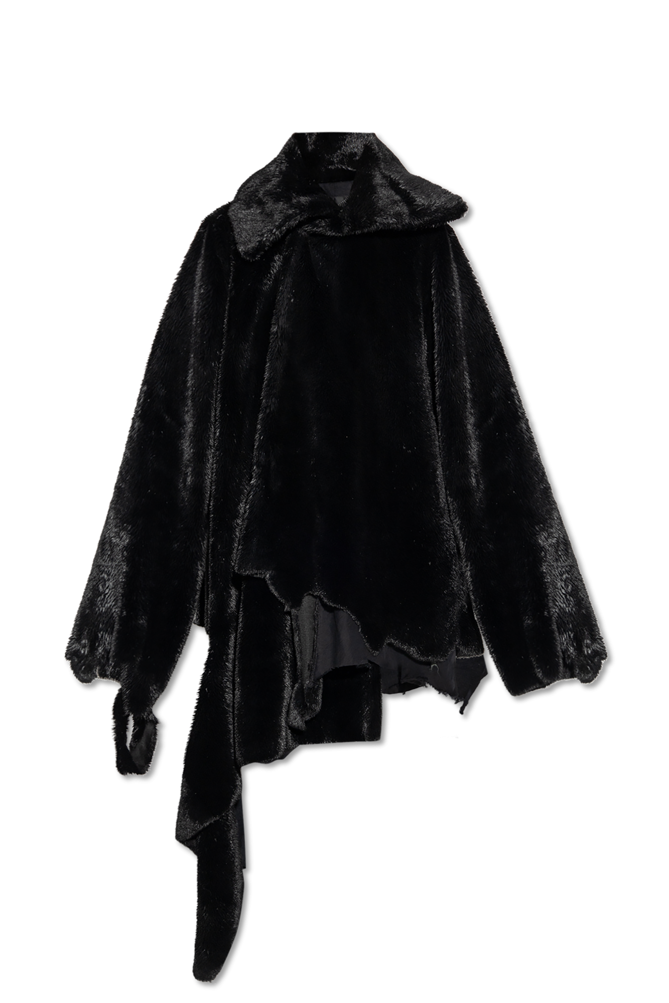 Balenciaga Asymmetrical cut faux fur | Women's | Vitkac